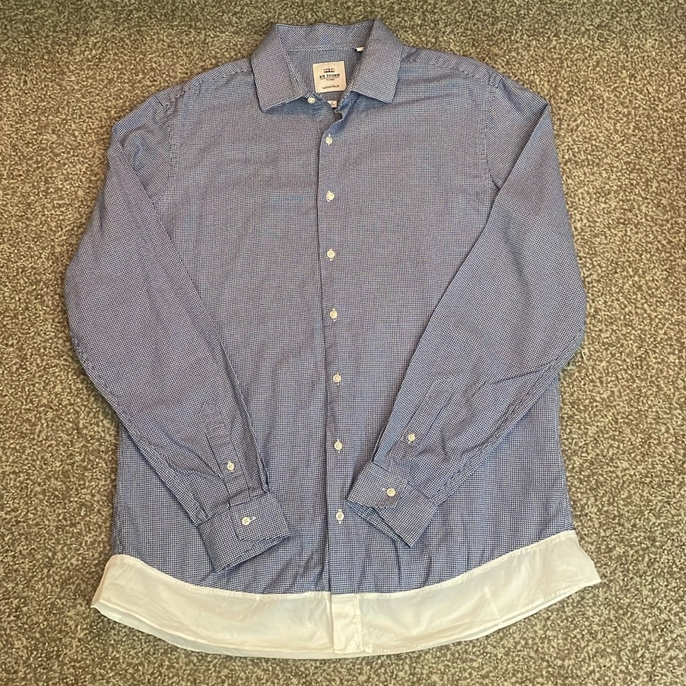 Ben Sherman Men’s Long Sleeve Dress Button Down Shirt